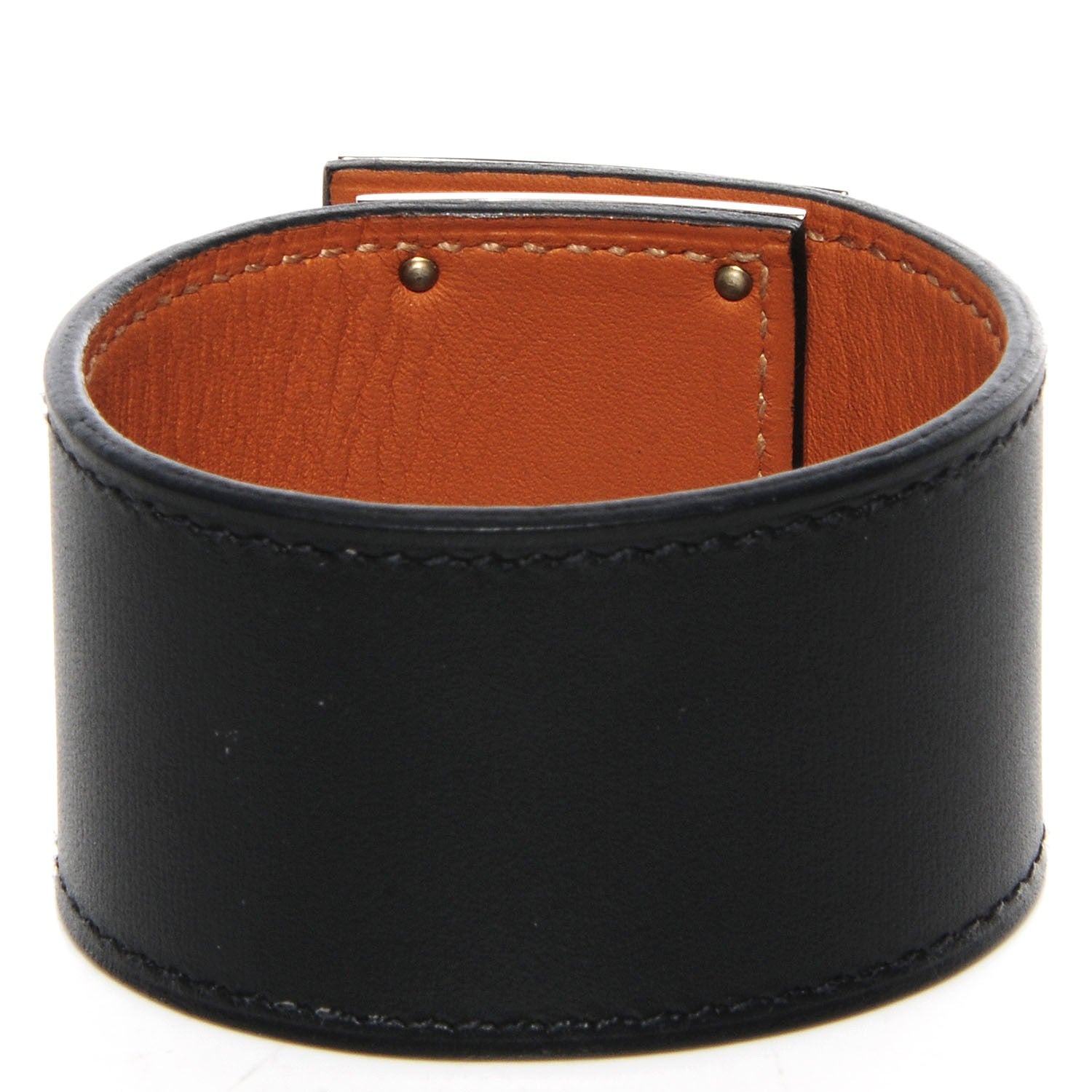Hermes Chamonix Kelly Dog Bracelet Black 3 of 7