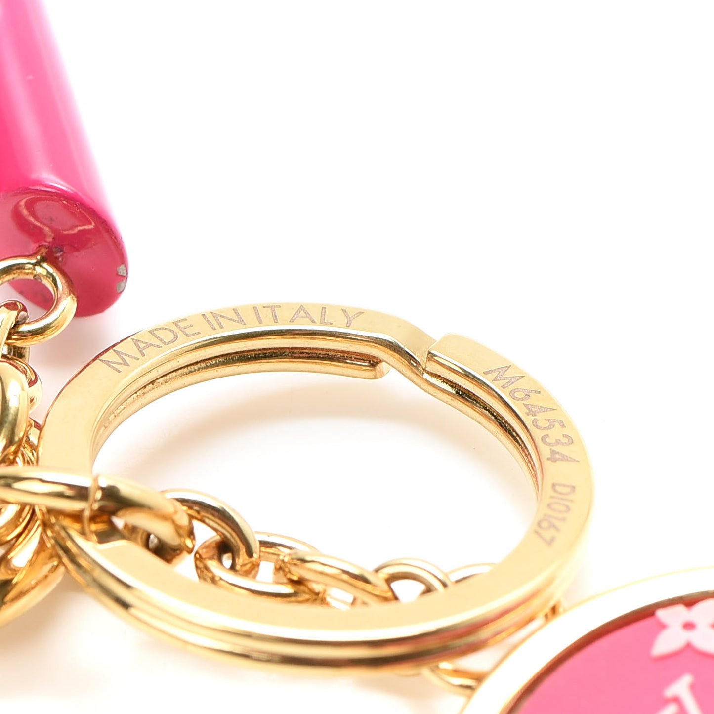 Monogram All Over Bag Charm Key Holder