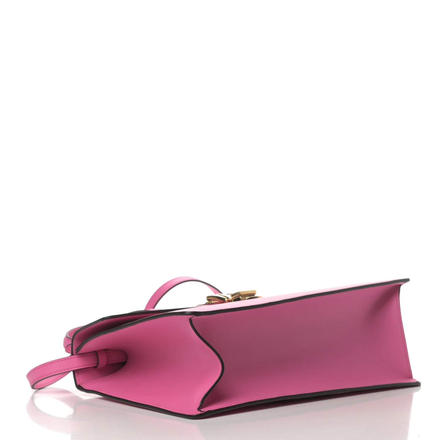 Gucci Vitello Fontanella Web Medium Sylvie Top Handle Bag Pink Tropical Flower 4 of 12