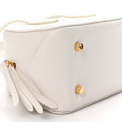 Khaite Pebbled Calfskin Small Maeve Bag Cream 8 of 9
