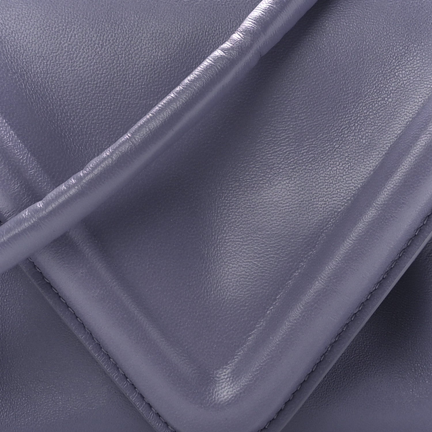 Bottega Veneta Lambskin Small Beak Triangle Flap Shoulder Bag Lavender 7 of 10