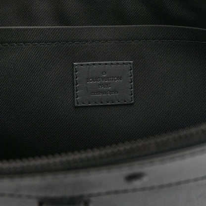 Louis Vuitton Calfskin Monogram Shadow Discovery Pochette Black 6 of 10