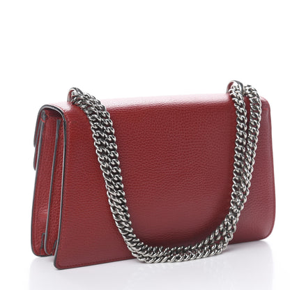 Gucci Dollar Calfskin Swarovski Crystal Small Dionysus Shoulder Bag Hibiscus Red 2 of 8