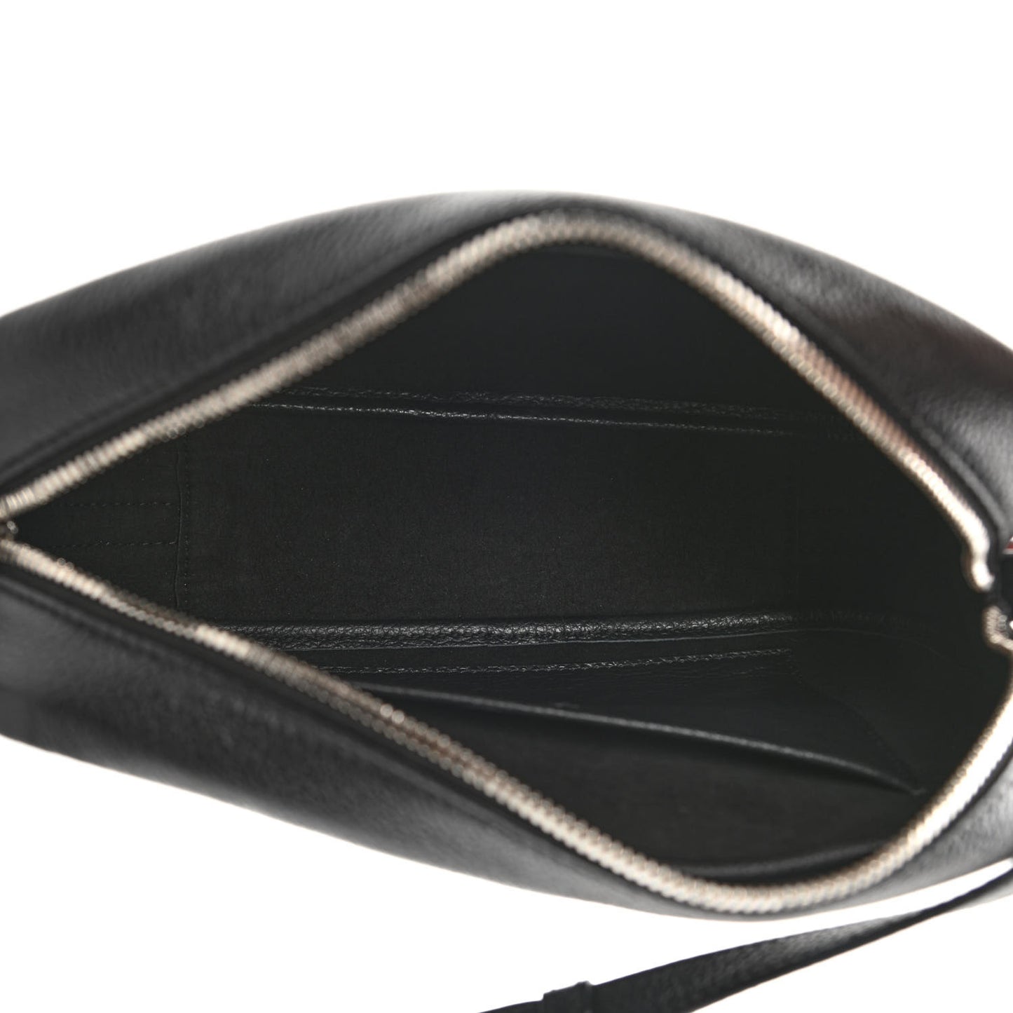 Calfskin Logo M Everyday Camera Bag Black