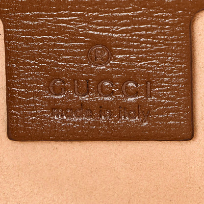 Gucci GG Supreme Monogram Azalea Calfskin Web Small Jackie 1961 Hobo Beige Ebony Brown Sugar 6 of 10