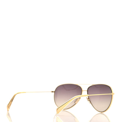 Celine Aviator Polarized Sunglasses CL 40062U Gold 4 of 9