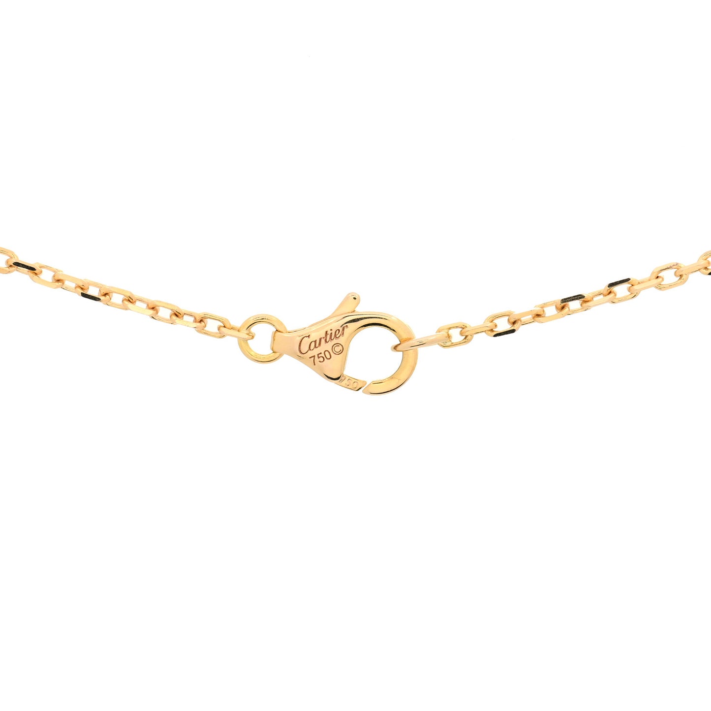 18K Pink Gold Diamond XS Hearts and Symbols Necklace