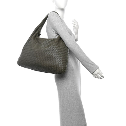 Bottega Veneta Nappa Intrecciato Large Veneta Hobo Fume 2 of 16