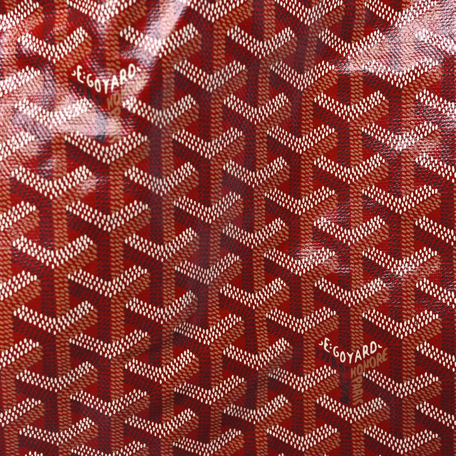 Goyard Goyardine Reversible Anjou GM Red 8 of 18