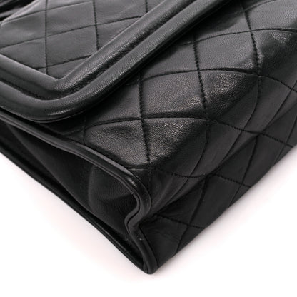 Chanel Lambskin Quilted Tassel Flap Black 10 of 12