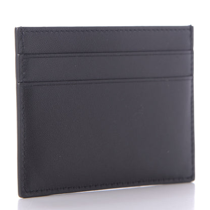 Balenciaga Flat Calfskin Logo Cash Card Holder Black White 3 of 8