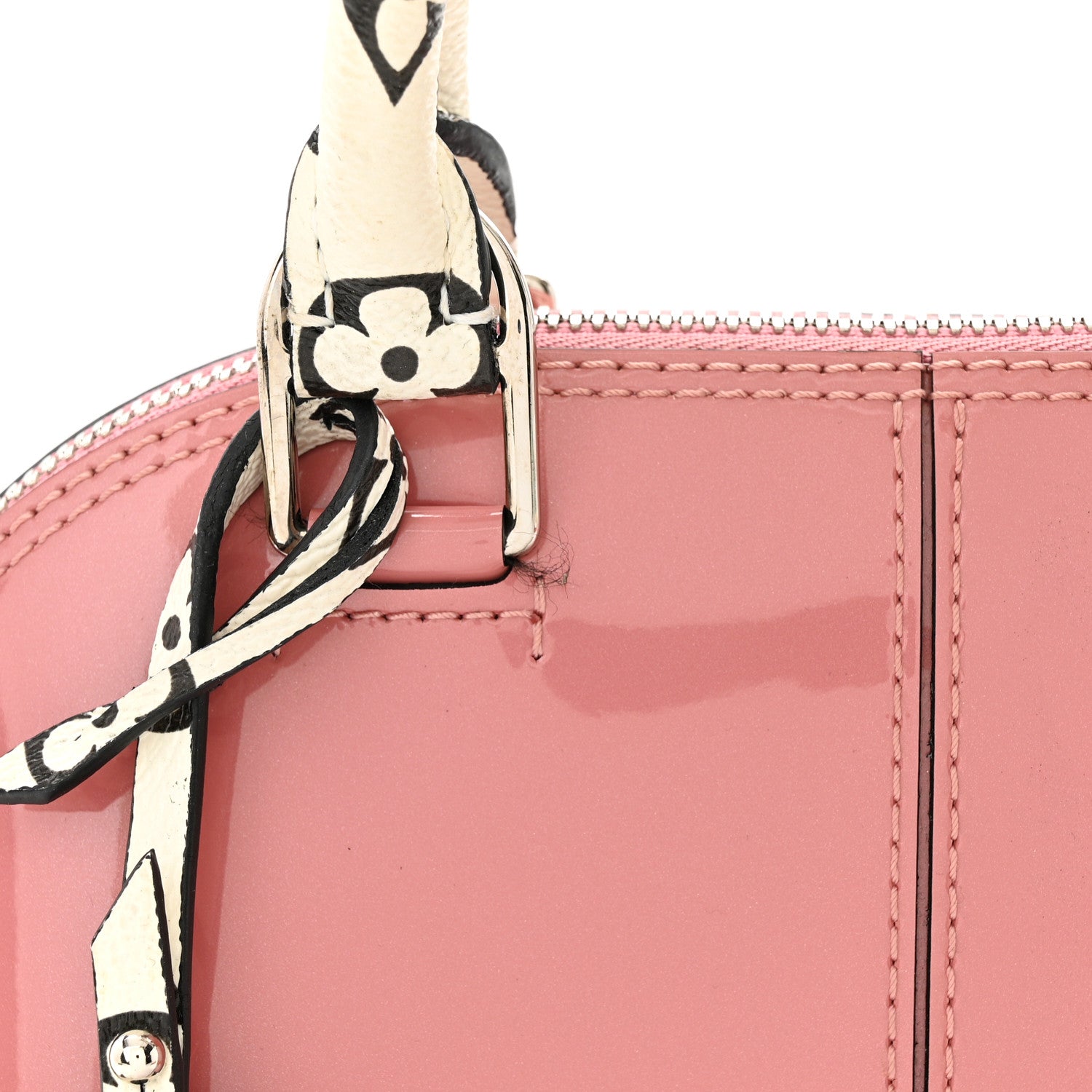 Louis Vuitton LOUIS VUITTON Patent Monogram Alma BB Rose Blush 13 of 20