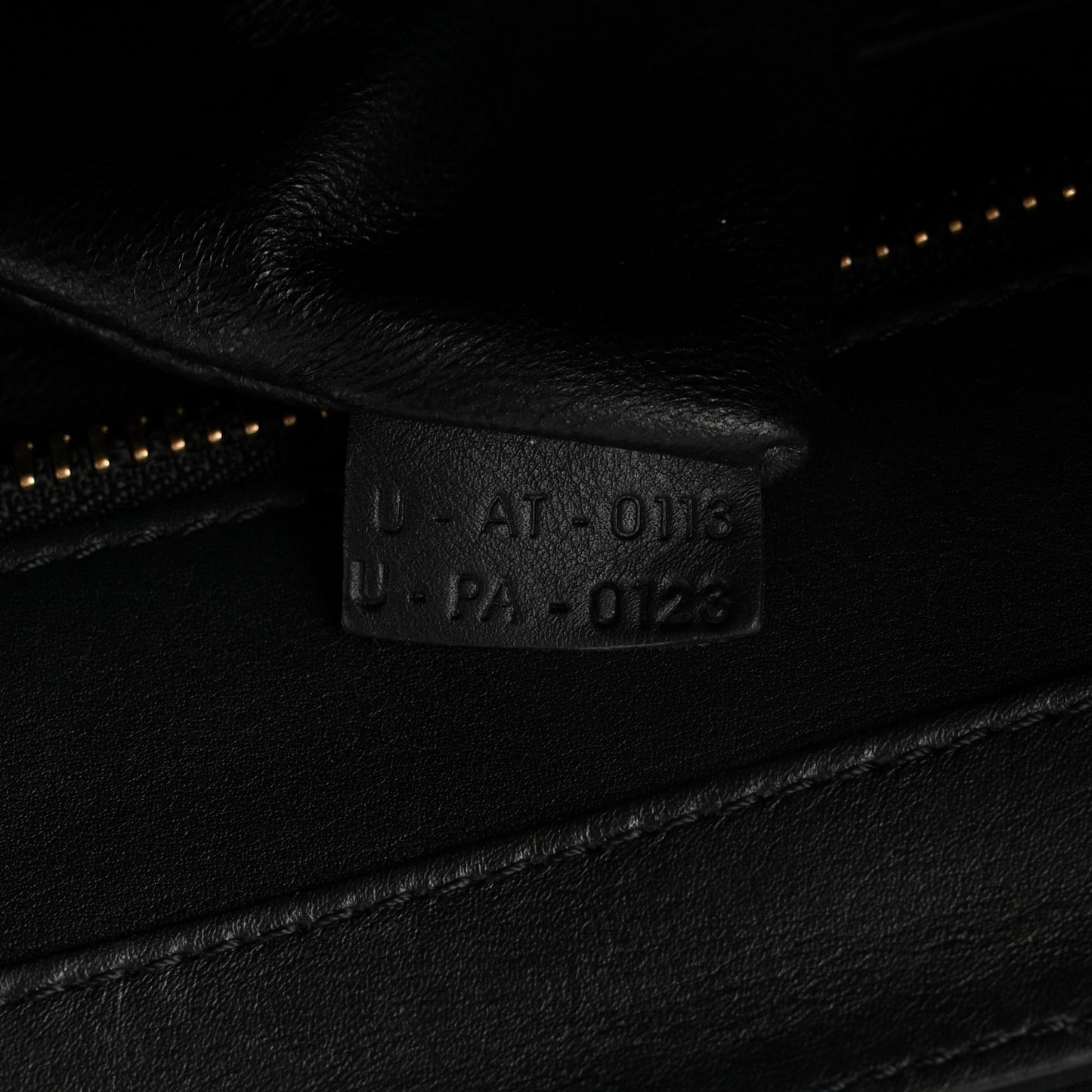 Elephant Calfskin Mini Tri-Color Luggage Blue Black White