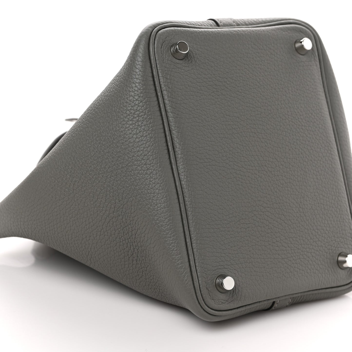 Taurillon Clemence Picotin Lock 18 PM Etain