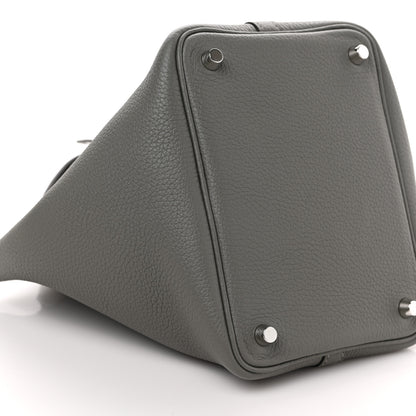 Hermes Taurillon Clemence Picotin Lock 18 PM Etain 8 of 9