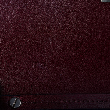 Givenchy Goatskin Suede Small GV3 Shoulder Bag Aubergine Blue 10 of 11