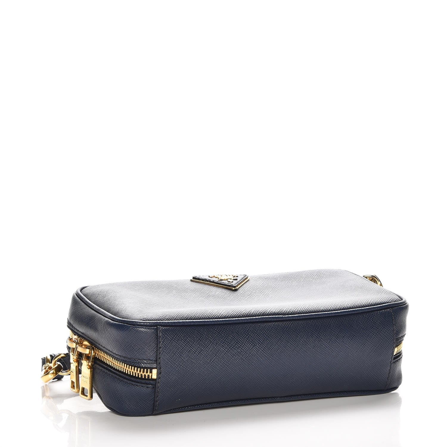 Prada Saffiano Lux Crossbody Bag Baltico 4 of 8