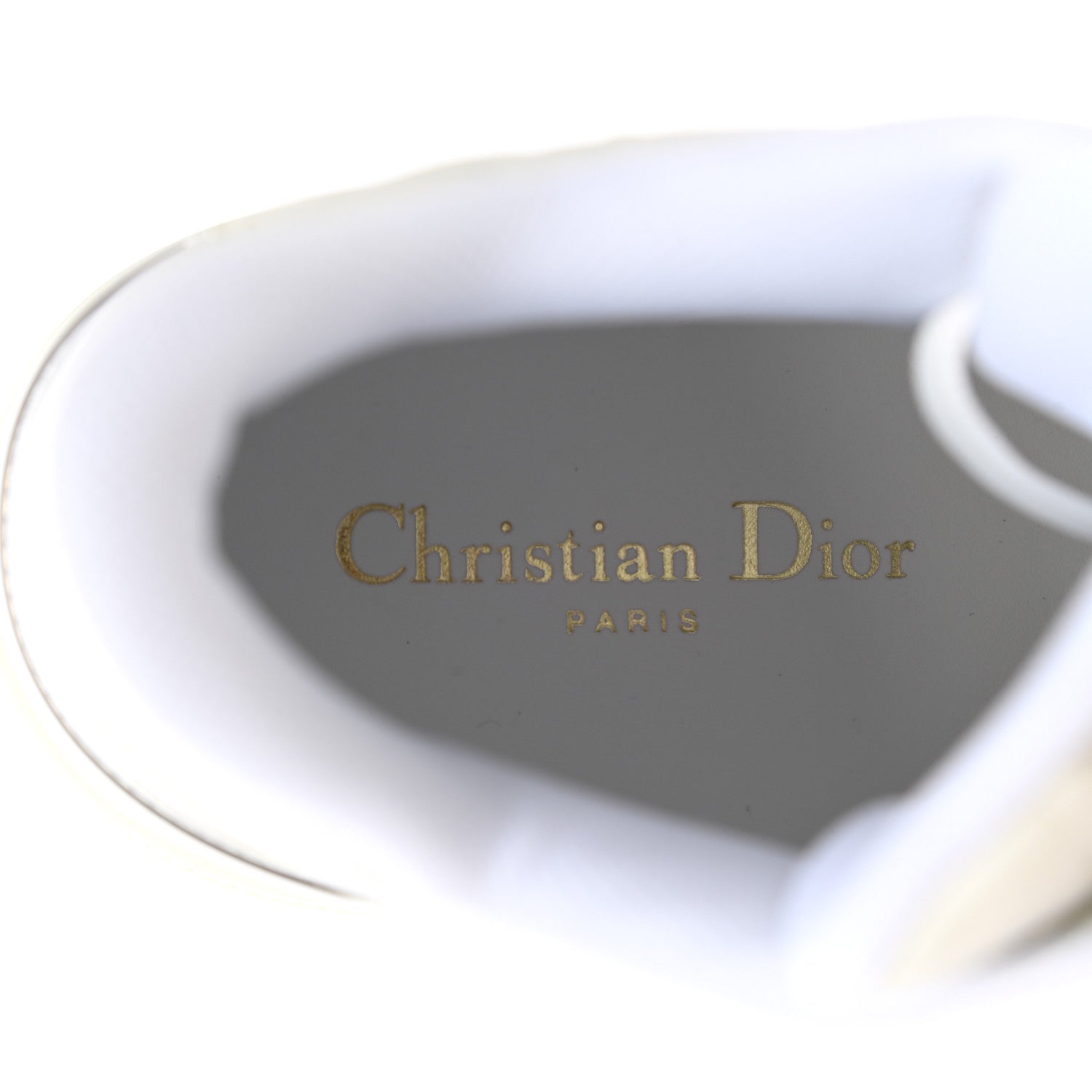 Christian Dior Etoile Embossed Dior High Top Sneakers 39.5 Snow White 7 of 9