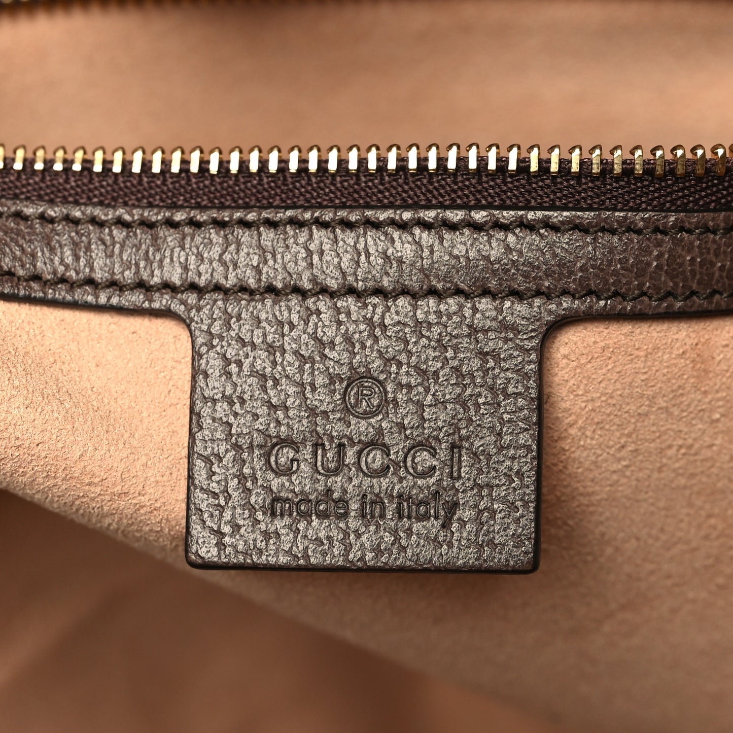 GG Supreme Monogram Medium Ophidia Shopping Tote Brown