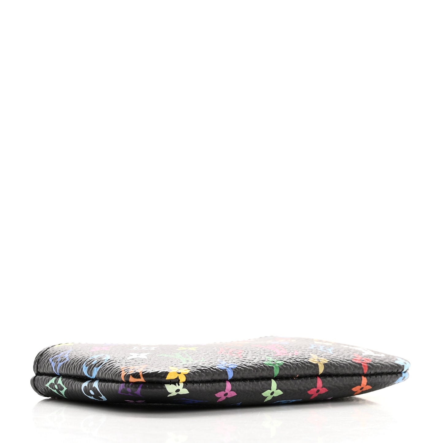 LV X TM Monogram Multicolor Key Pouch Black