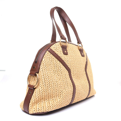 Saint Laurent Raffia Large Muse Brown 3 of 14