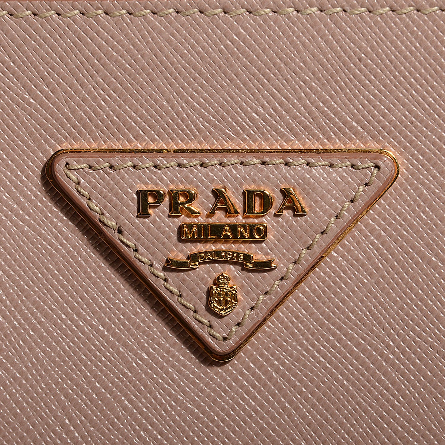 Prada Saffiano Lux Small Double Zip Tote Cammeo 6 of 10