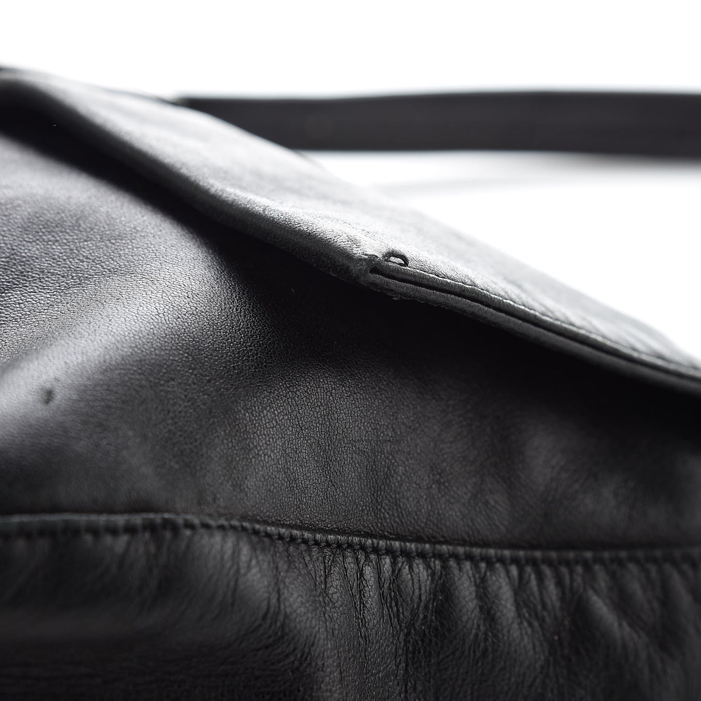 Calfskin Big Forever Mama Baguette Black