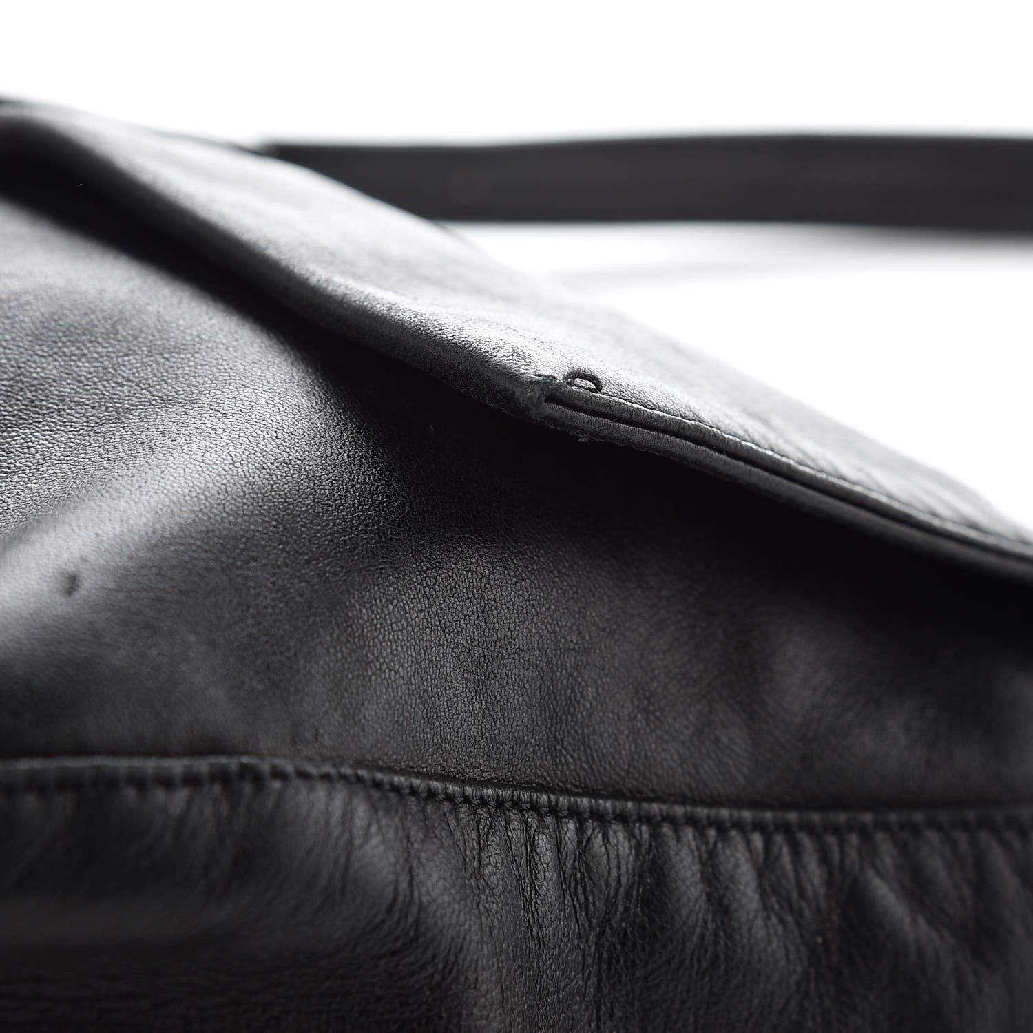 Fendi Calfskin Big Forever Mama Baguette Black 8 of 11