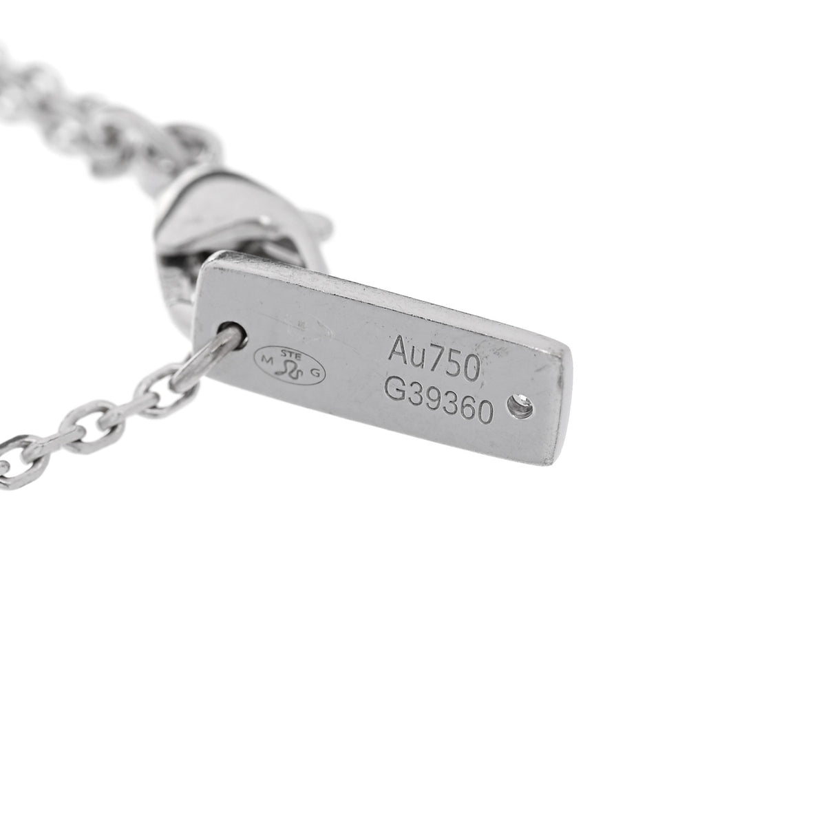 Messika 18K White Gold Diamond My Twin Anklet 4 of 4