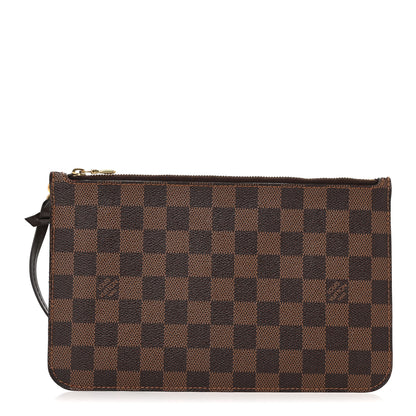 Louis Vuitton Damier Ebene Neverfull MM GM Pochette 1 of 10