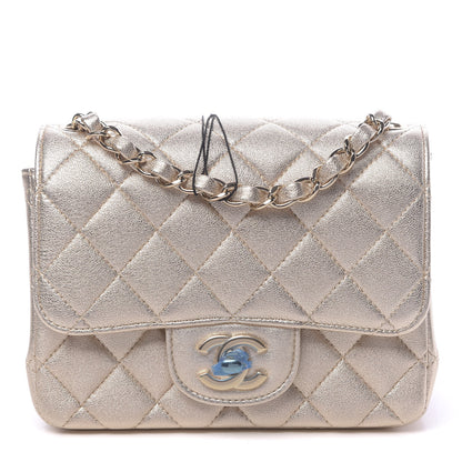 Chanel Metallic Lambskin Quilted Mini Square Flap Gold 1 of 11