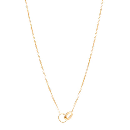 Cartier 18K Yellow Gold Interlocking LOVE Necklace 1 of 5