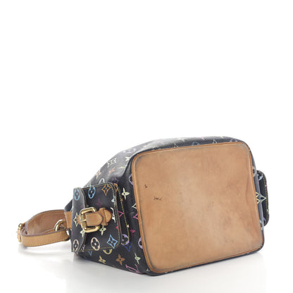 Louis Vuitton Monogram Multicolor Petit Noe Black 4 of 12