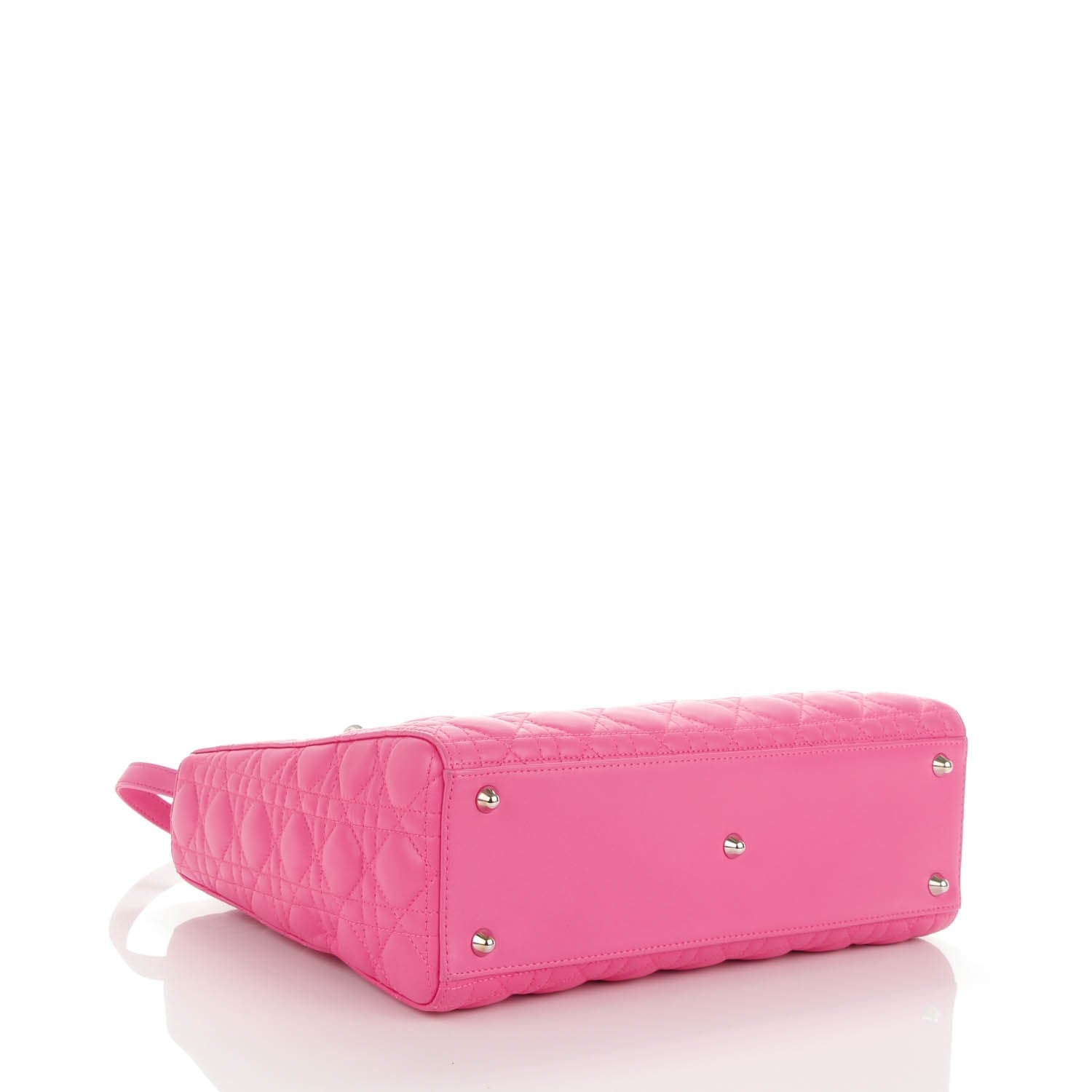 Christian Dior Lambskin Cannage Large Lady Dior Pink 4 of 7