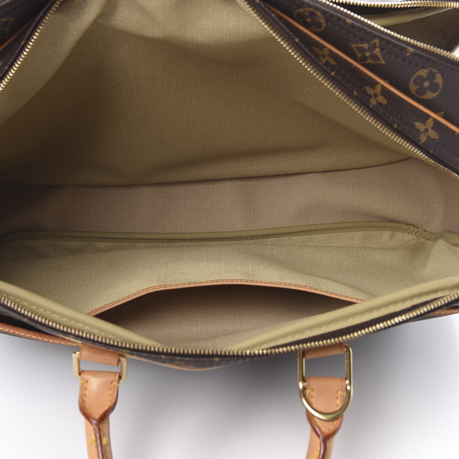 Louis Vuitton Monogram Alize 2 Compartment Luggage Travel Bag 6 of 17