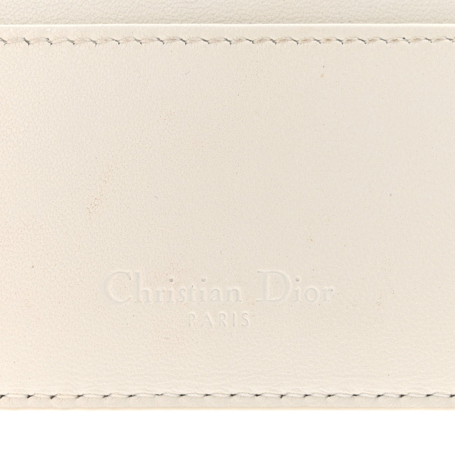 Christian Dior Lambskin Cannage DiorAmour Lady Dior Card Holder White 6 of 11