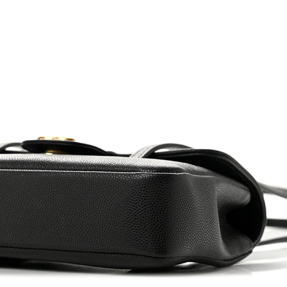 Chanel Shiny Caviar Mini Preppy Coco Shoulder Bag Black 9 of 10