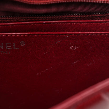 Chanel Caviar Quilted Jumbo Single Flap Dark Red 12 of 16
