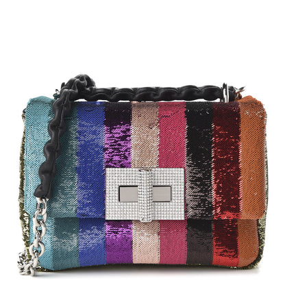 Tom Ford Sequin Soft Rainbow Large Natalia Chain Bag Multicolor 1 of 10