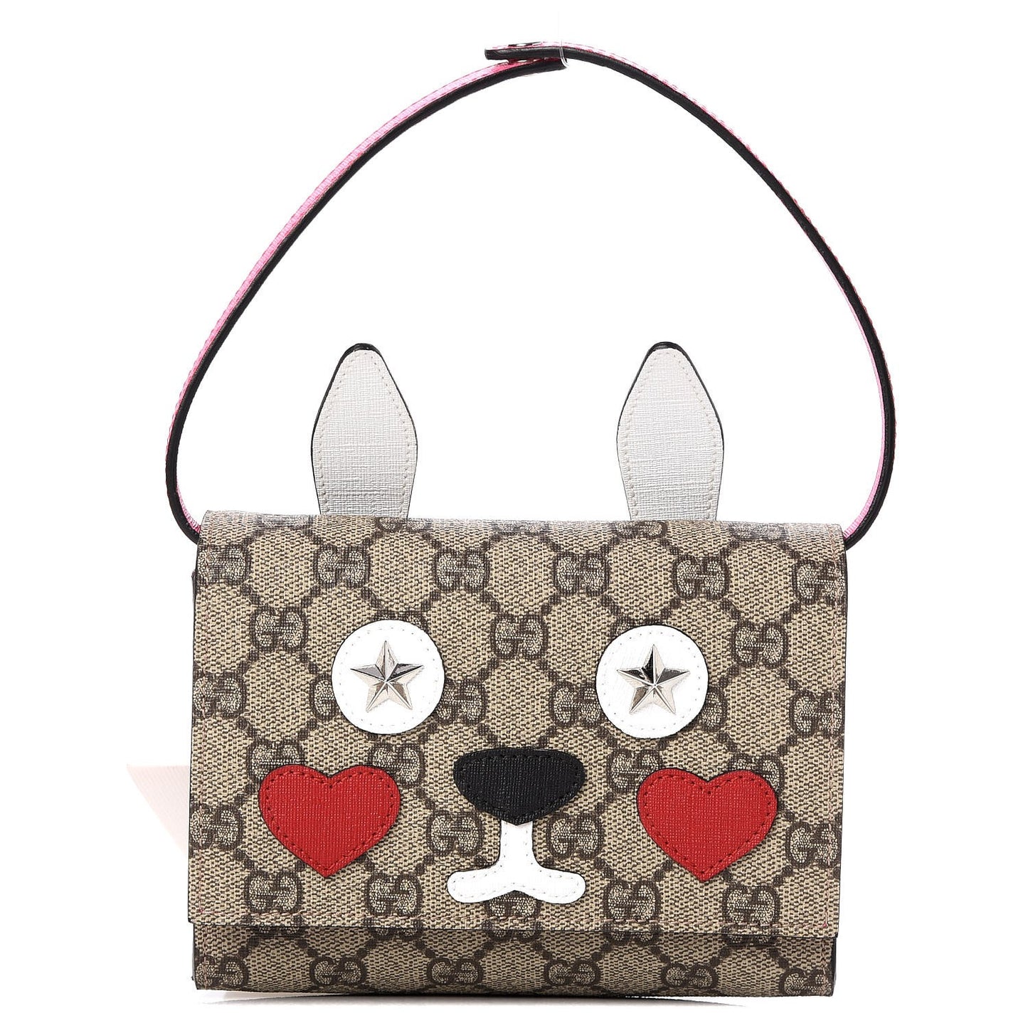 GG Supreme Monogram Children's Rabbit Bag
