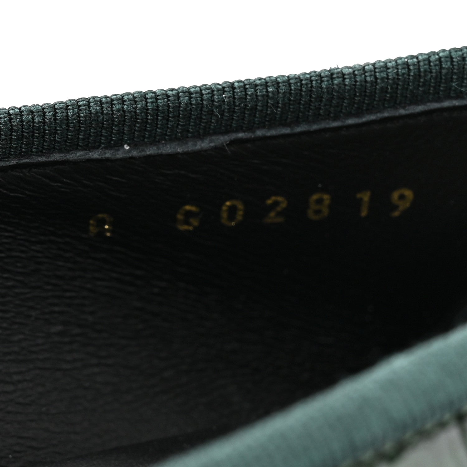 Chanel Patent Calfskin Crocodile Embossed Ballerina Flats 37 Dark Green Black 9 of 10