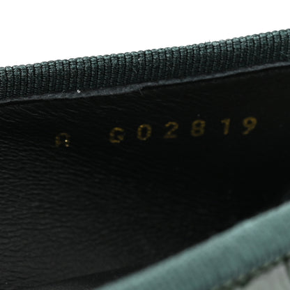 Chanel Patent Calfskin Crocodile Embossed Ballerina Flats 37 Dark Green Black 9 of 10