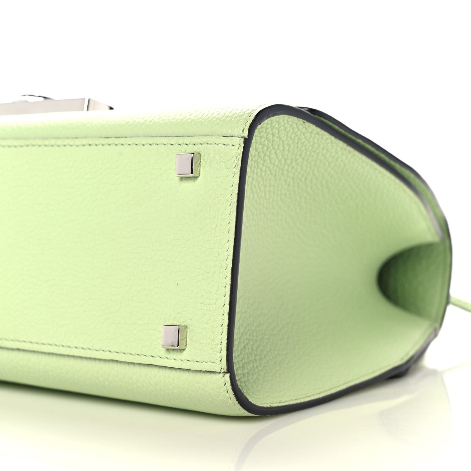 Moynat Taurillon Blush Rejane PM Aqua 9 of 9