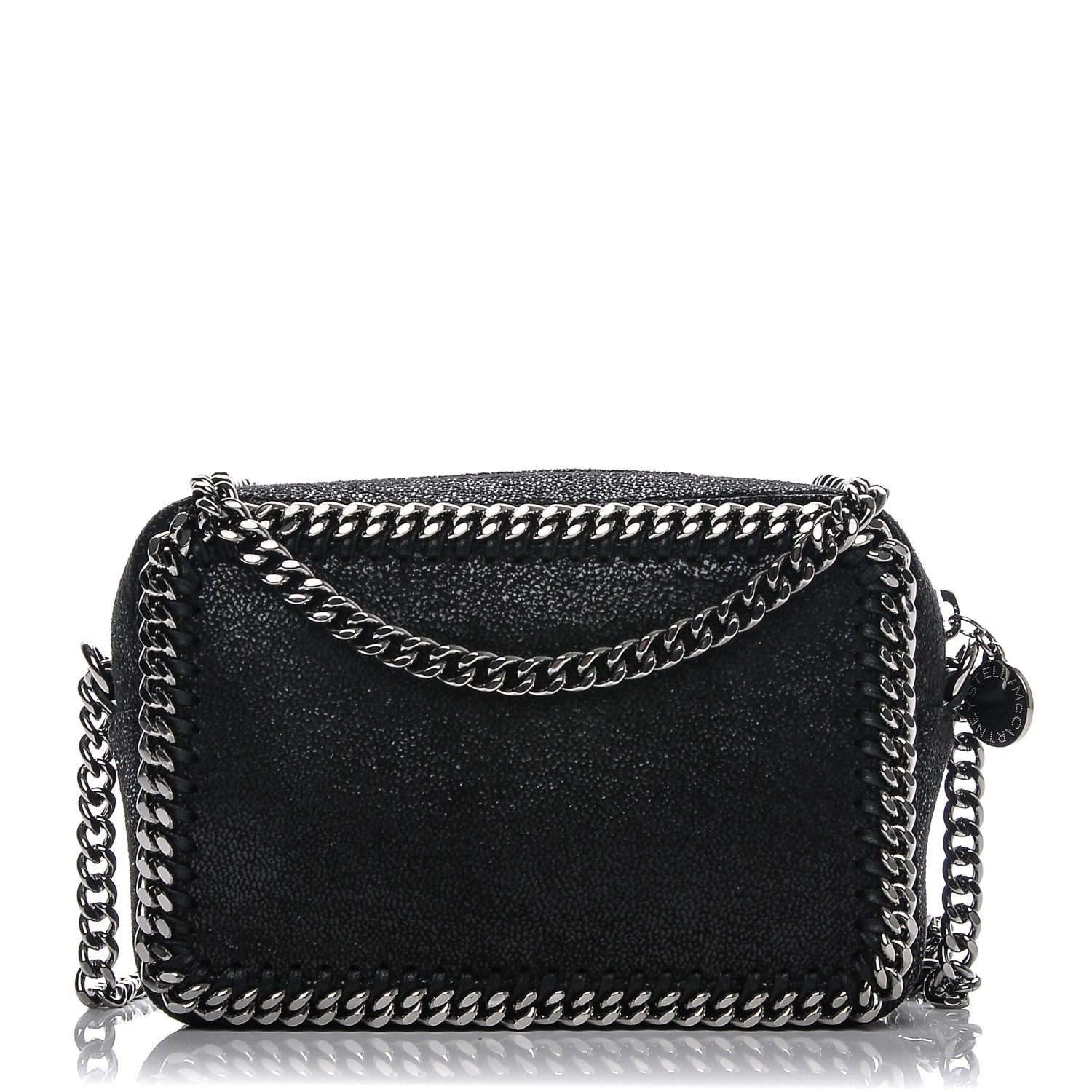 Stella McCartney Shaggy Deer Falabella Crossbody Camera Bag Black 3 of 8