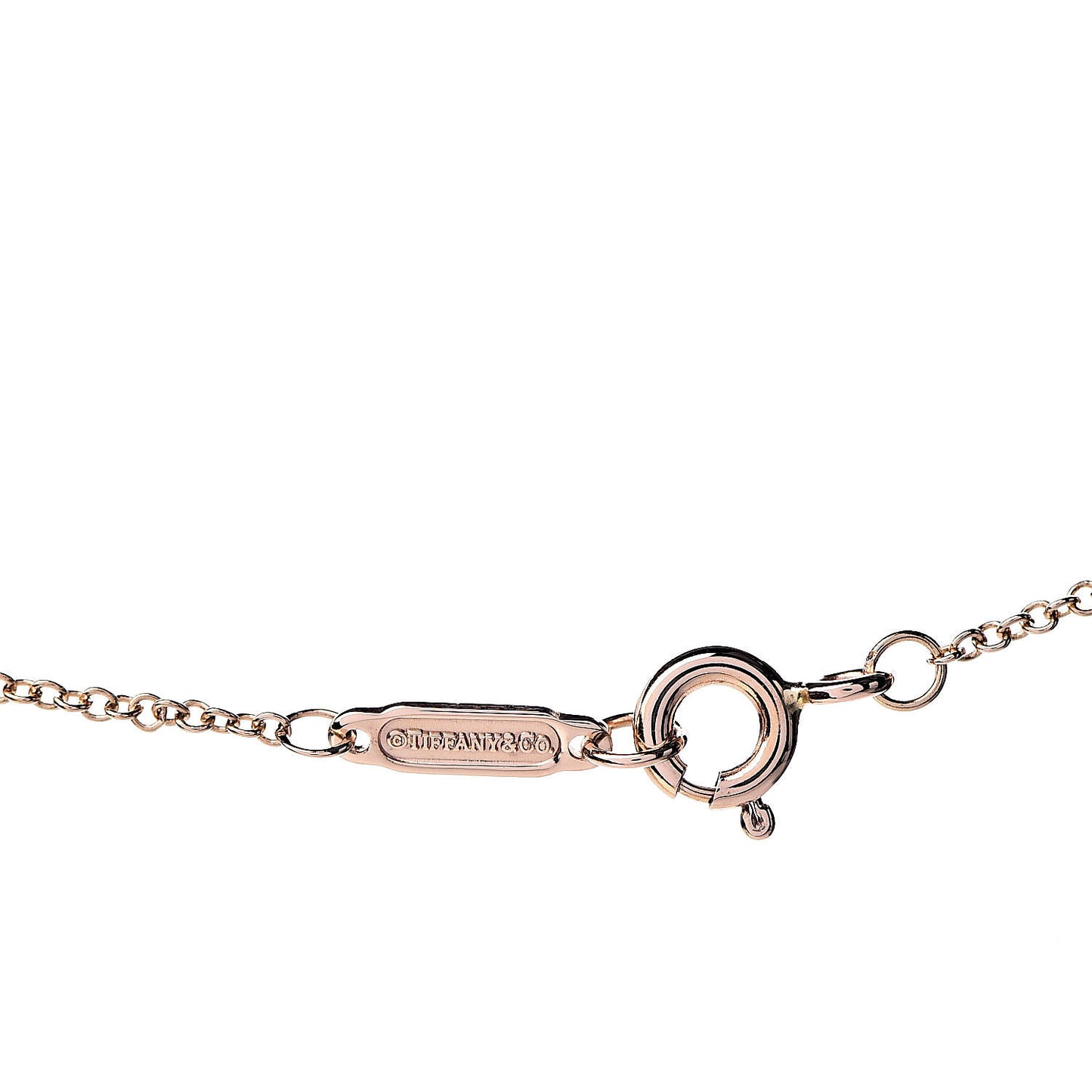 18K Rose Gold Pink Sapphire Metro Heart Pendant Necklace