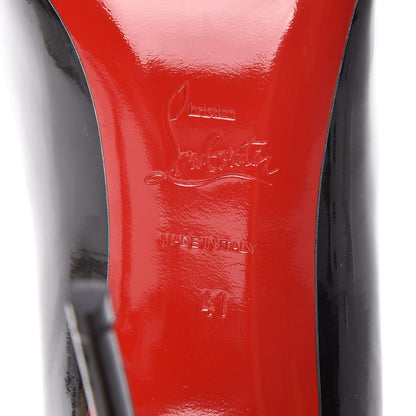 Christian Louboutin Patent Pigalle Follies 100 Pumps 41 Black 6 of 8