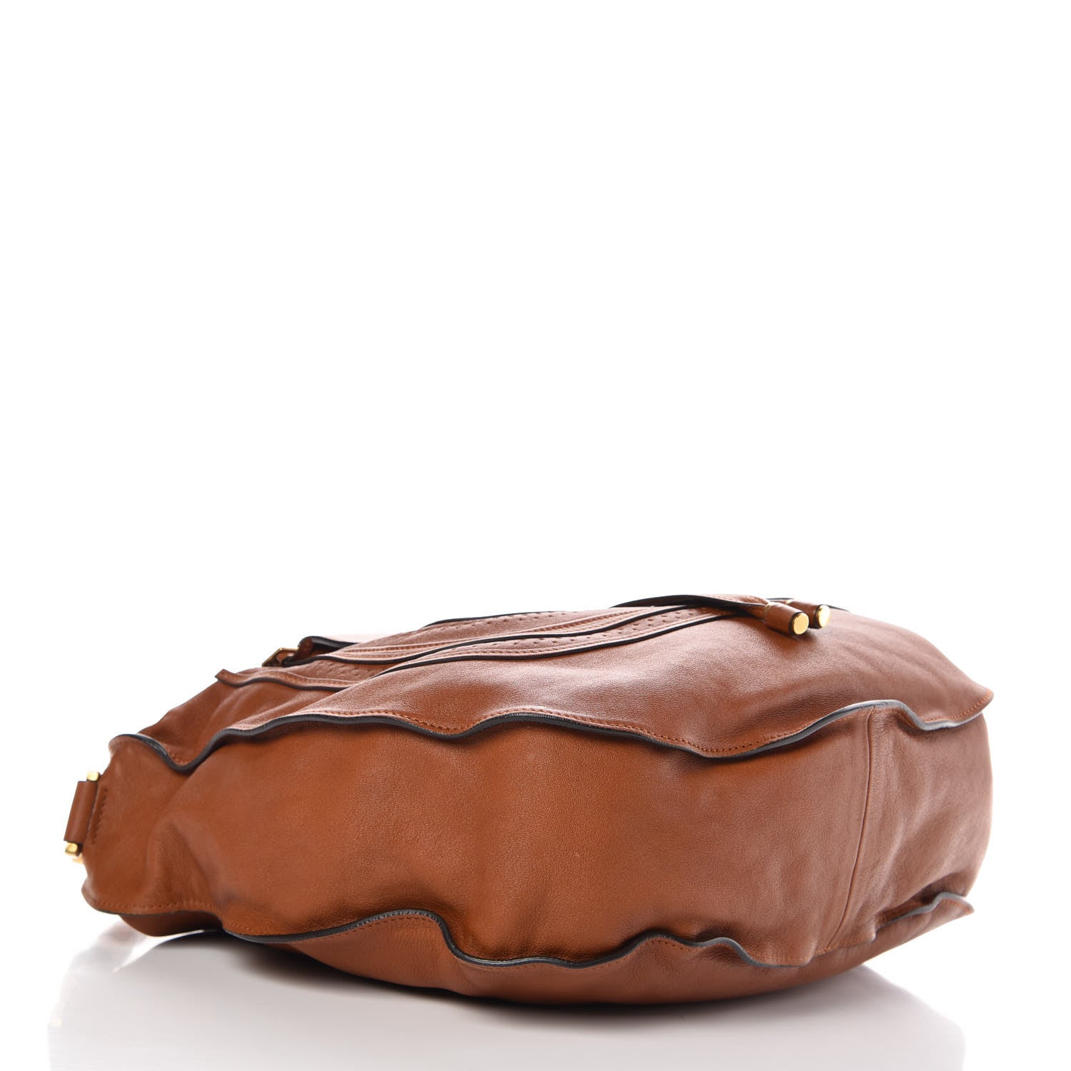 Chloe Calfskin Large Marcie Hobo Mahogany 4 of 13