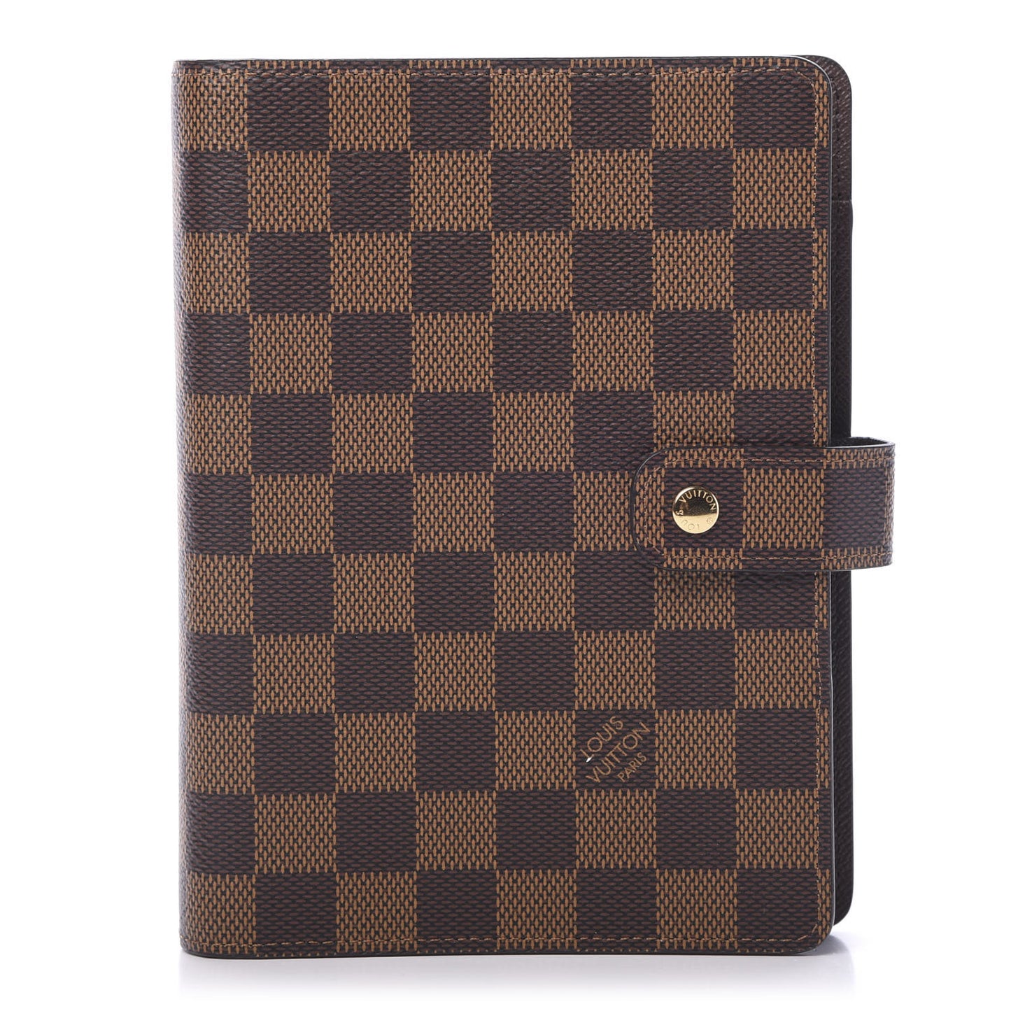 Damier Ebene Medium Ring Agenda Cover