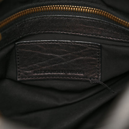 Alexander Wang Pebbled Lambskin Rocco Black Antique Brass Hardware 5 of 15