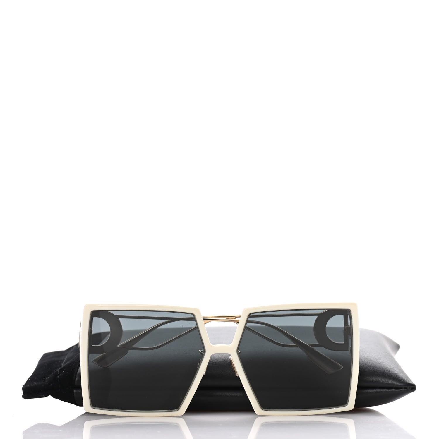 Christian Dior Square 30 Montaigne Sunglasses White 8 of 8